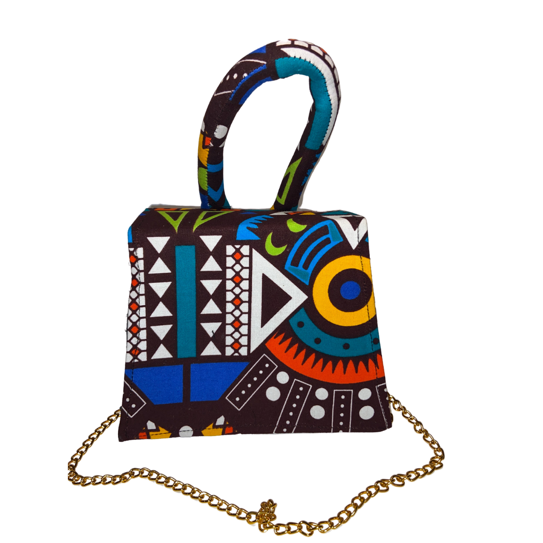Asha TJP - African Print Mini Bag - Ankara Accessories - Terejay