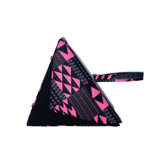 Makena Triangle African Print bag