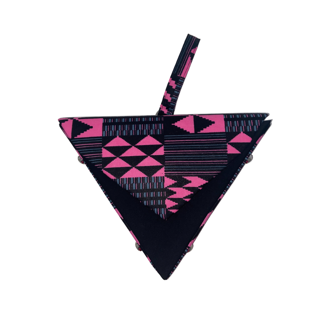 Makena Triangle African Print bag