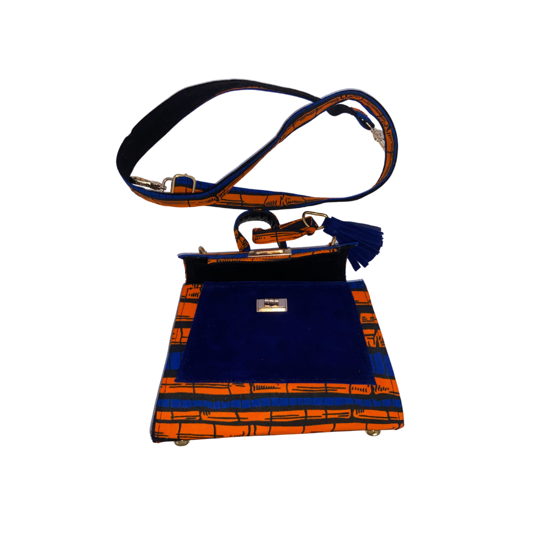 Blue Ada Mini Bag - African Print Mini Bag - Terejay