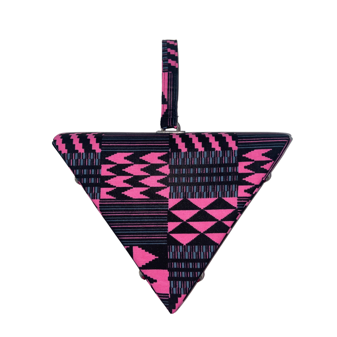 Makena Triangle African Print bag