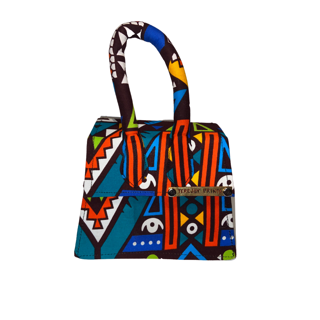 Asha TJP - African Print Mini Bag - Ankara Accessories - Terejay