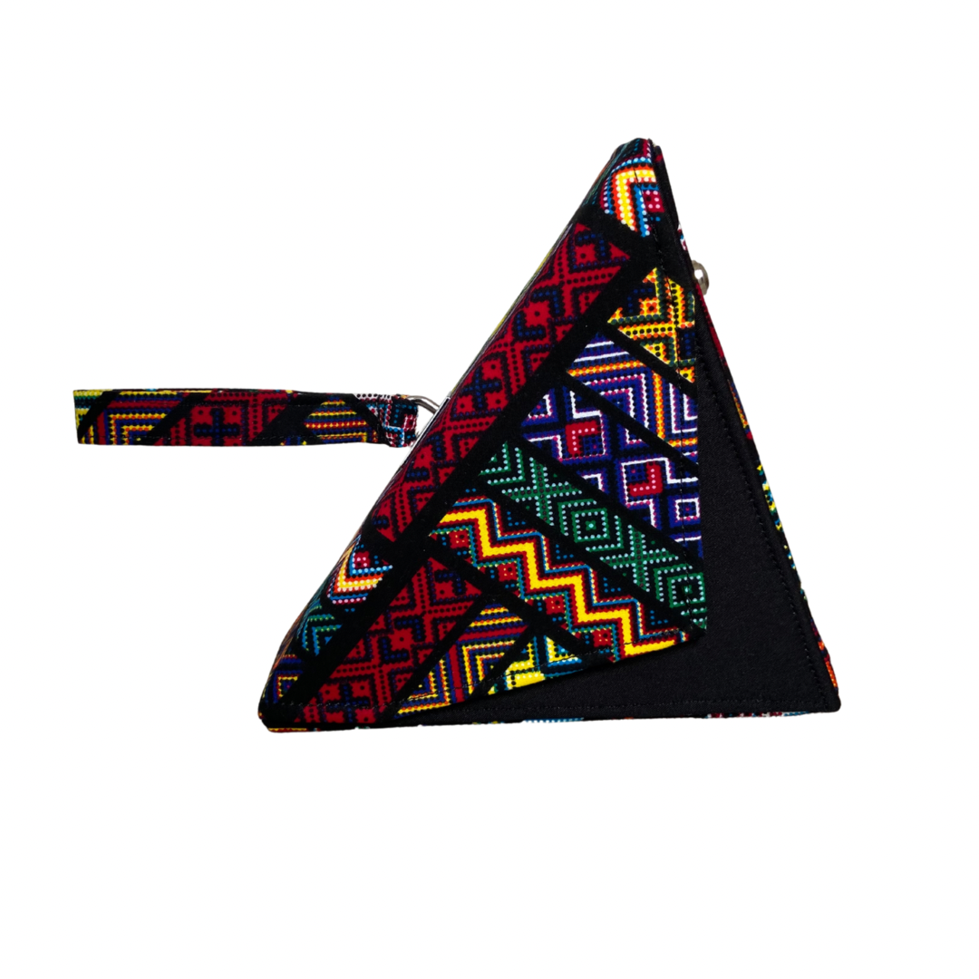 Shalewa Triangle African Print bag