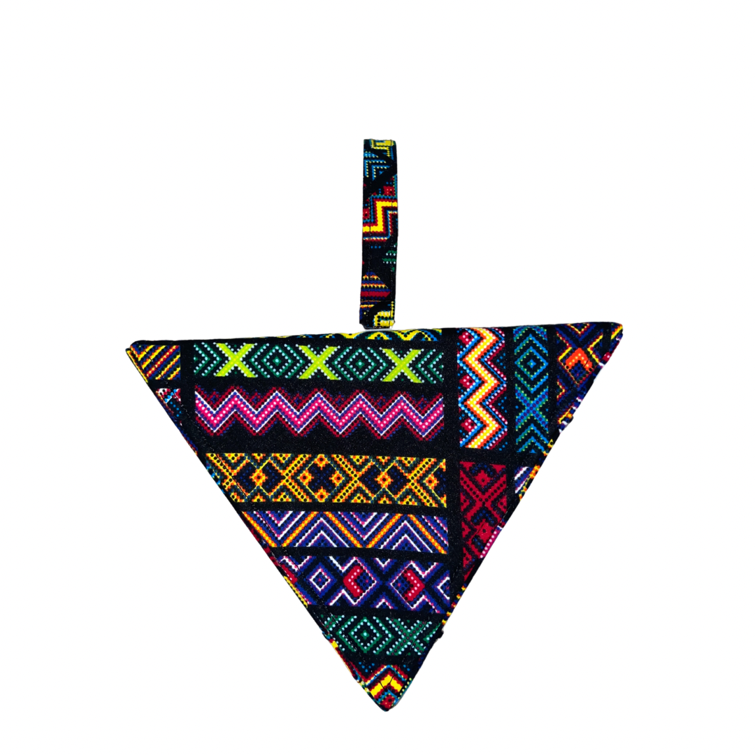 Shalewa Triangle African Print bag