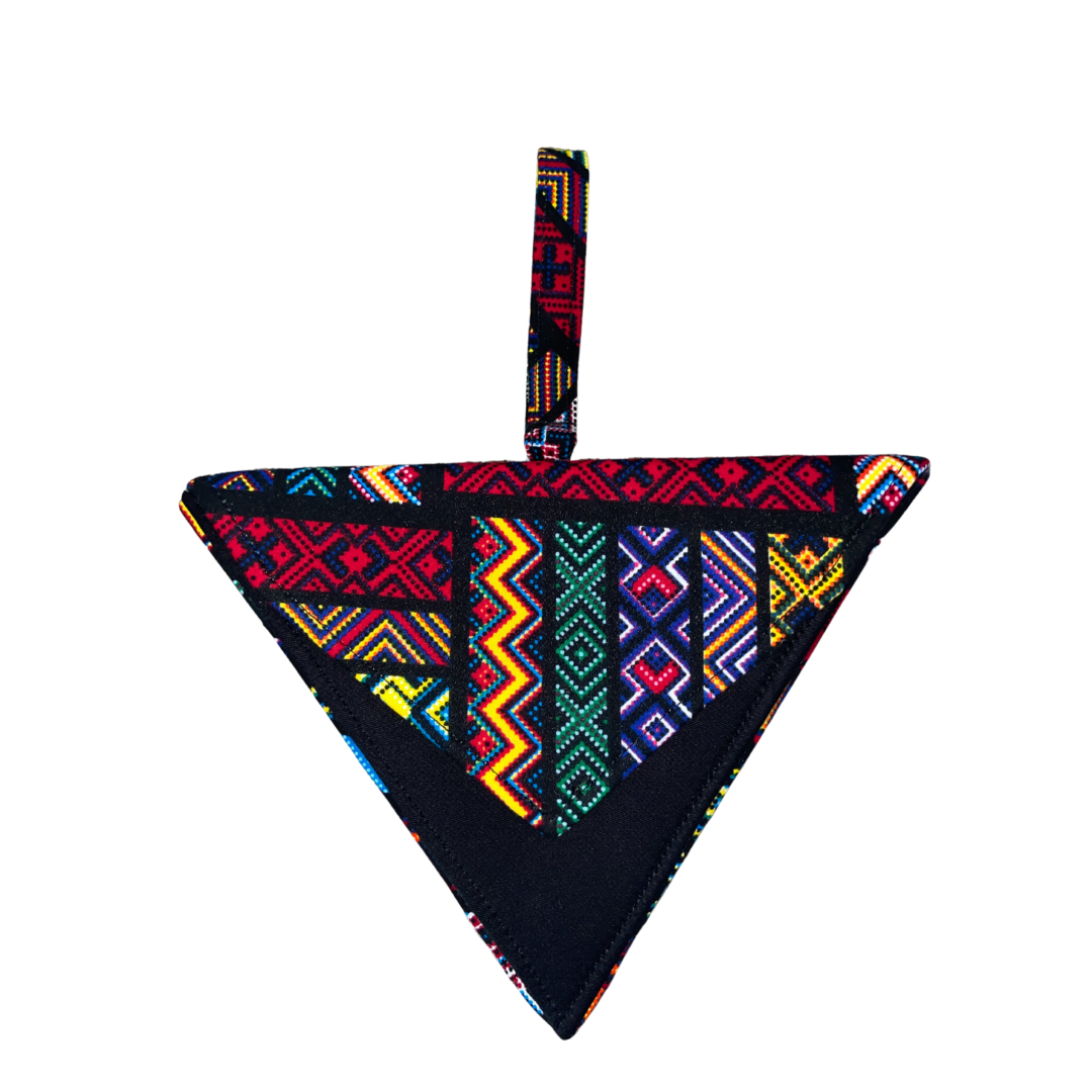 Shalewa Triangle African Print bag